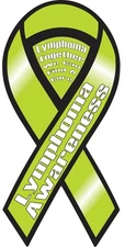 Lymphoma Disease Awareness Prevention Ribbon Vinyl Decal Sticker Choose Size