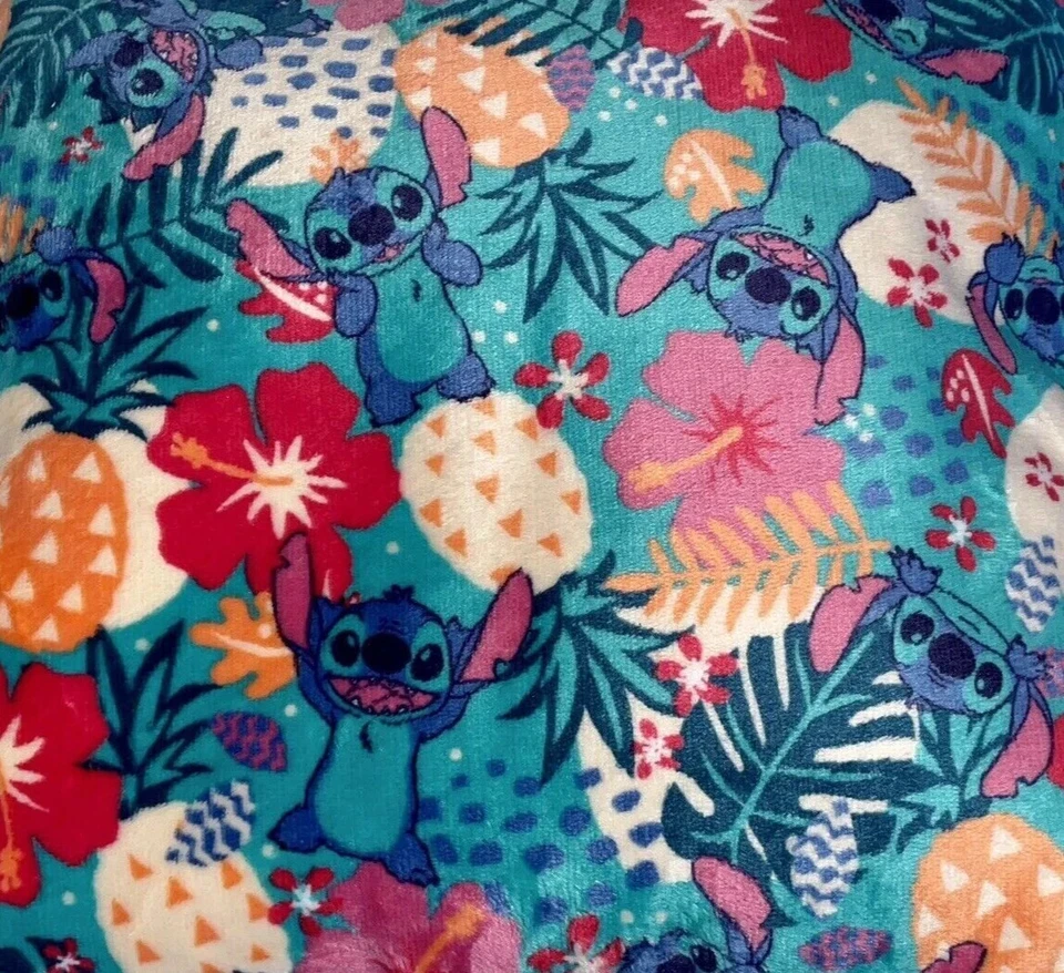 NWT Set of 2 Disney Floral Lilo & STITCH The Big One 16" Plush Throw Pillows - Image 2 of 2