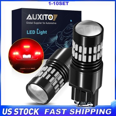 7443 LED Red Brake Tail Stop Light Parking Bulbs 7441 7440 Super Bright 2-20x