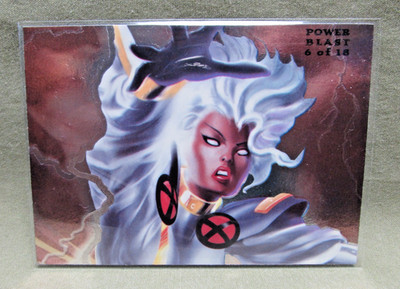 1994 FLAIR POWER BLAST # 6 STORM CARD NM/M Fleer Marvel Inaugural Edition
