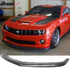 Fits 10-13 Chevy Camaro V8 Ss Only Zl1 Style Front Bumper Lip Spoiler Unpainted