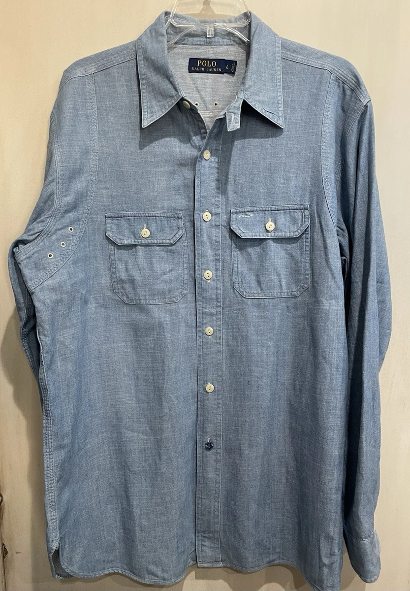Polo Ralph Lauren Chambray Casual Button-Down Shirts for Men for
