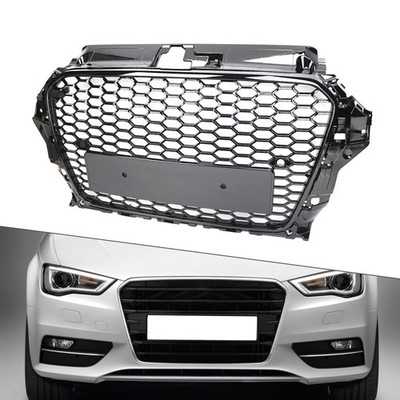Front Bumper Radiator Grille Mesh Grill For Audi A3 S3 8V Pre-Facelift 2013-2016
