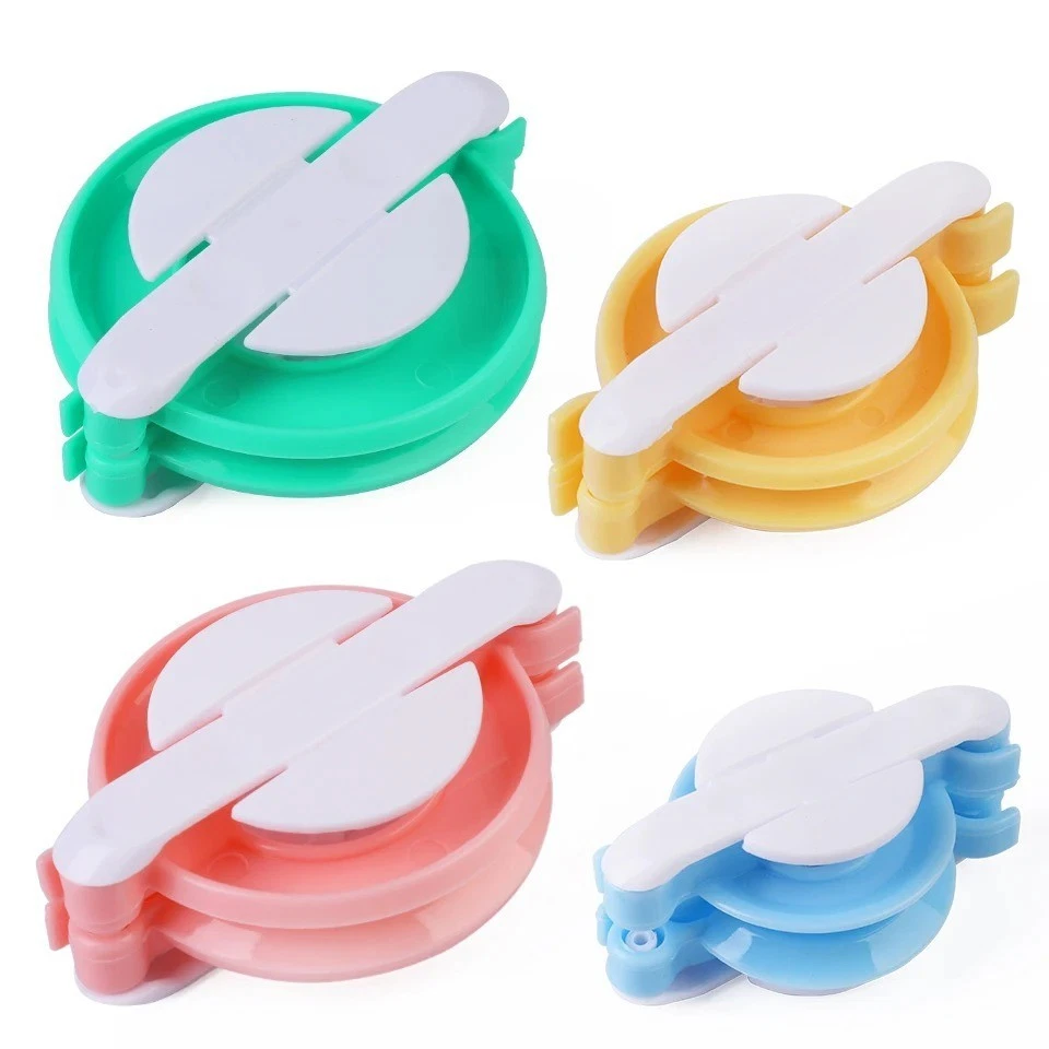 4 X Plastic Pom Pom Makers Set Pom-Pom Making Kit Multi Pack Make Pompoms