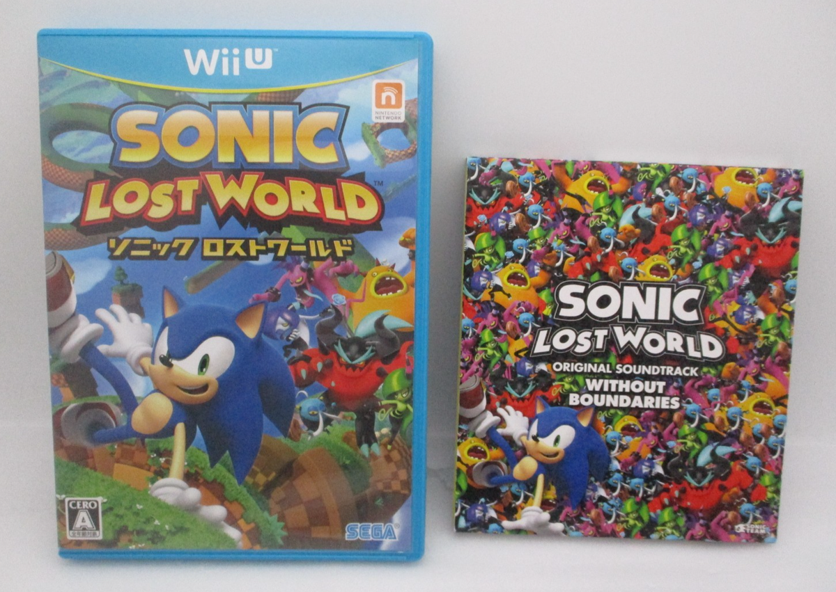 Nintendo WiiU software SONIC LOST WORLD & CD OST WITHOUT