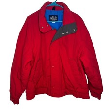 Woolrich Vintage Red Thinsulate Bomber Jacket Mens Large Made in USA Gorpcore