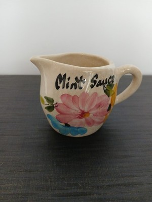 VINTAGE TONI RAYMOND MINT SAUCENKRUG, BLUMENDEKOR