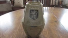 Weller Pottery Creamware Vase- Lions