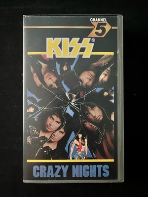 KISS   CRAZY NIGHTS (VHS, 1988, PAL) PolyGram Cult Video original!
