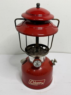 #ad Vintage 1966 Coleman Model 200A Single Mantle Gas Camp Lantern No Globe 5 66 $59.99