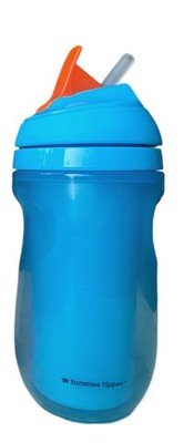 Tommee Tippee Isolierbecher Mit Weichem Pop Up Trinkhalm 12m+ Blau 266ml