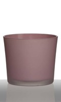 Inna-Glas Orchideentopf Alena, Altrosa Mattiert, 12,5Cm, Ø 14,5Cm