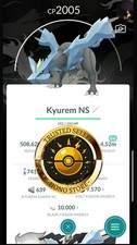Pok mon Tra de Go --- Non Shiny Kyurem Bg GoTour Black size XXL