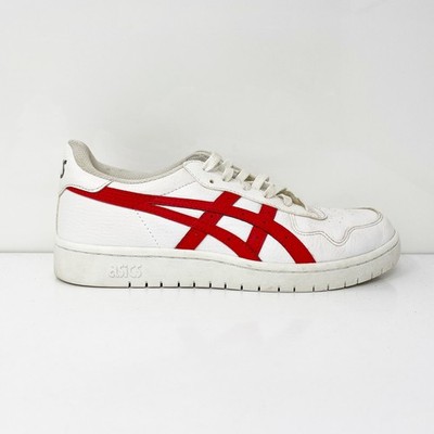 ASICS TIGER スニーカー ホワイト/レッド 日本製 昭和 ASICS TIGER シューズ ホワイト/レッド 昭和 レトロ - メルカリ