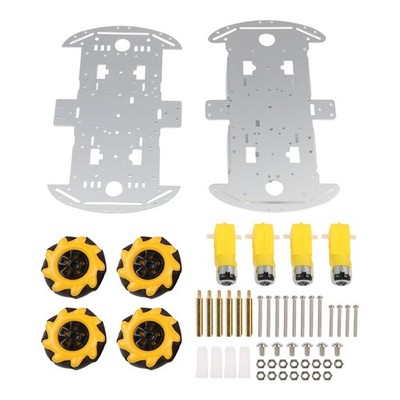 Robotik Lernwerkzeug Zum Selbermachen für Mecanum Rad Auto Kit mit starkem Chas