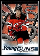 2024-25 Upper Deck Series 2 Hockey Young Guns Renewed #201 Jack Hughes