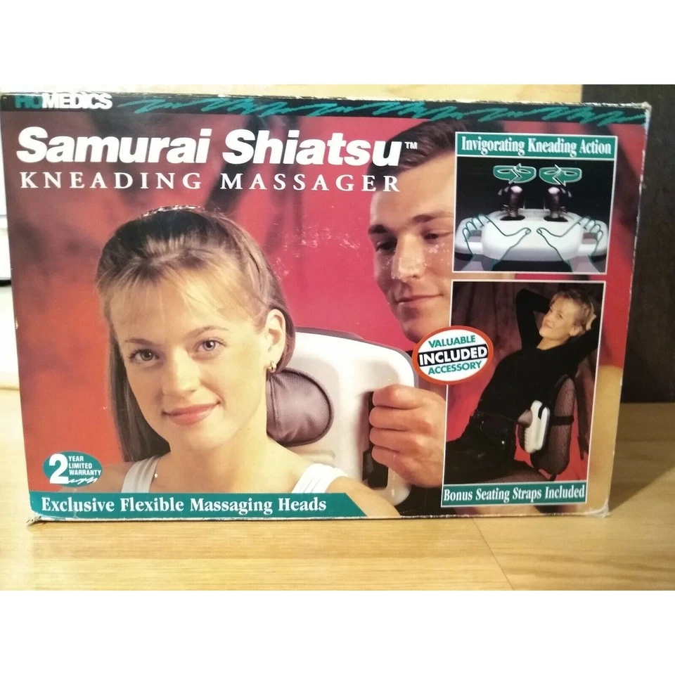 Masajeador cuello-hombro HoMEDICS Samurai PRO Shiatsu amasado profundo modelo SM-555 Foto 3 de 4
