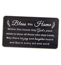 Bless This Home Decorative Indoor Outdoor Doormat,House Warming 17 Doormat
