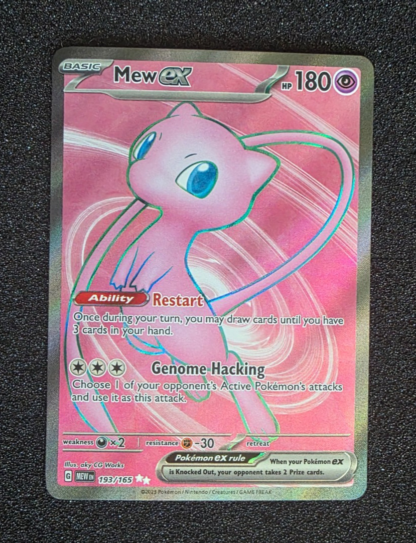 Pokemon-Scarlet & Violet 151-Mew EX-Holo-Ultra rare #193 NM