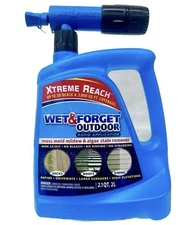 Xtreme 68oz!! 2L Outdoor Cleaner Hose Patios Driveways Decks BleachFREE 3000 sqf