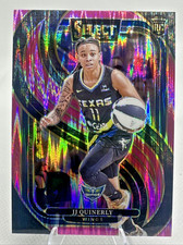 JJ Quinerly 2025-26 Panini Select WNBA -  #114 Premier Pink Flash (RC) - Wings
