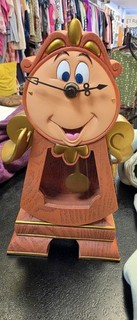 Disney Parks Exclusive Cogsworth Clock By Disney Beauty and the Beast WORKING