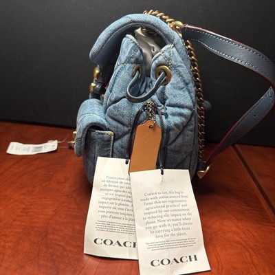 Coach Denim Tabby Backpack With Quilting (8415) | eBay display picture 2