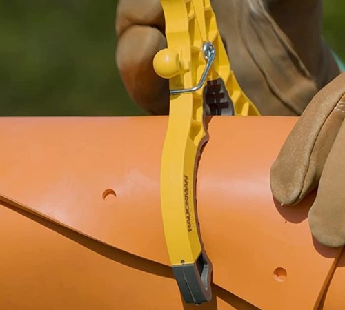 Yellow Nylon Blanket Clamp Pin With Elastometric Tips and Fiberglass Body - H... - Picture 6 of 9