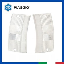 Coppia Gemme Freccia Anteriore Sinistra Destra PIAGGIO VESPA PX 125 150 Bianche