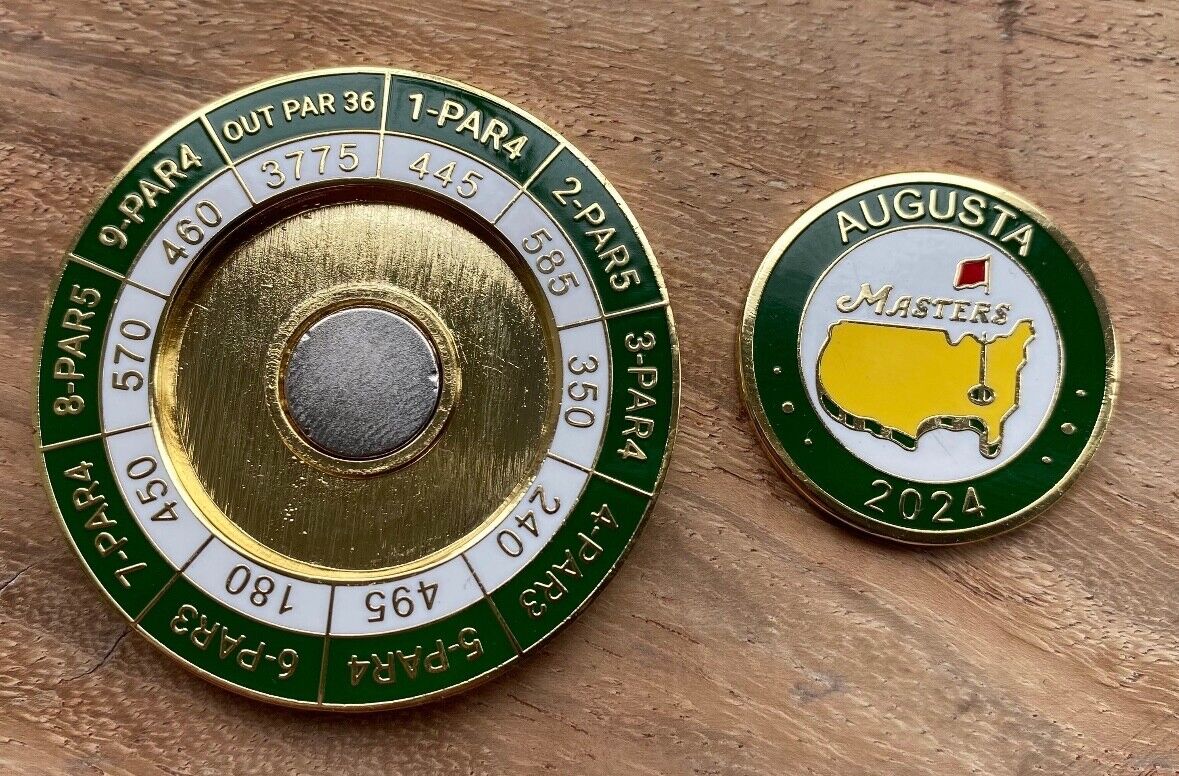 2024 Masters Tournament Coin and Magnetic Ball Marker 2024 Masters Tournament Coin and Magnetic Ball Marker
