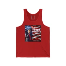 T-R-U-M-P Anthem 2024 by Captain USA - President Donald J Trump Unisex Jersey
