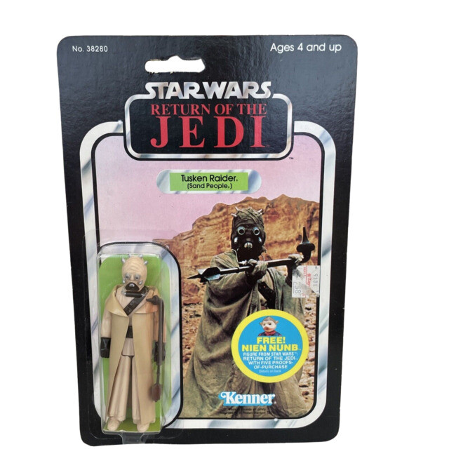 Vintage 1978 Kenner Star Wars 12 Back a Sand People Afa85 NM