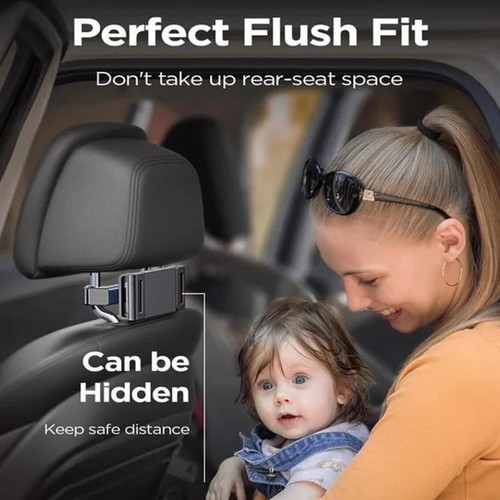 Tablet Headrest Holder Mount For Car Seat For iPads 4.7-12.9" NEW W7S3 U3W4 - Photo 4/12