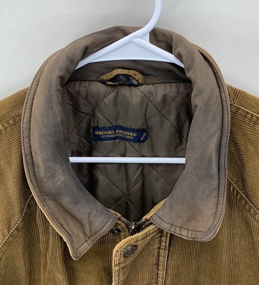 Abrigo Chaqueta Pana Brooks Brothers De Colección Para Hombre Talla L’s Foto 3 de 4