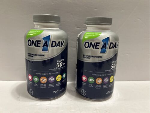 2X One A Day Men's 50+ Healthy Advantage Multivitamin, 200 Tablets Ex: 09/2025