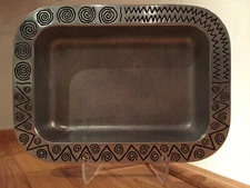 Wilton Armetale ® USA Reggae 2 qt Rectangular Baker Pan 820074 w/o Pyrex Liner