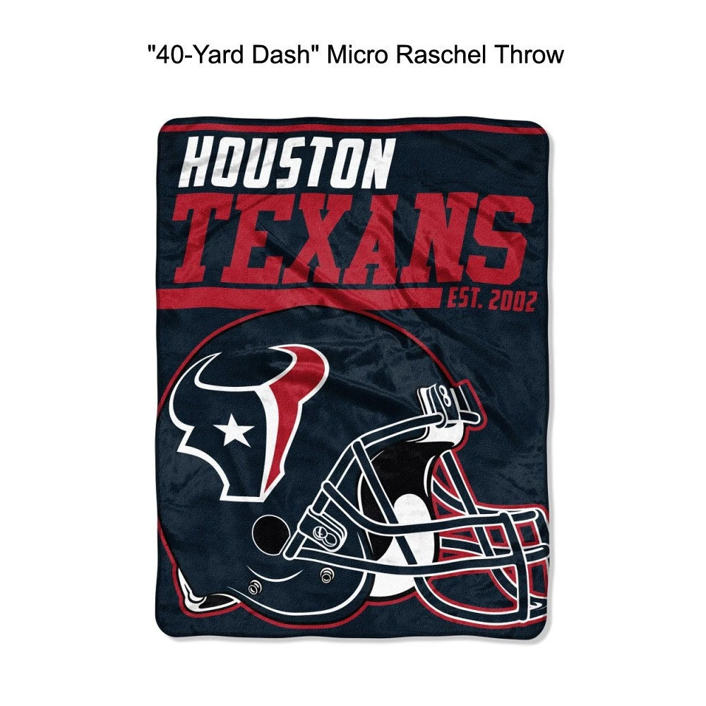 Pick Your Team Dash Micro Raschel Throw Blanket