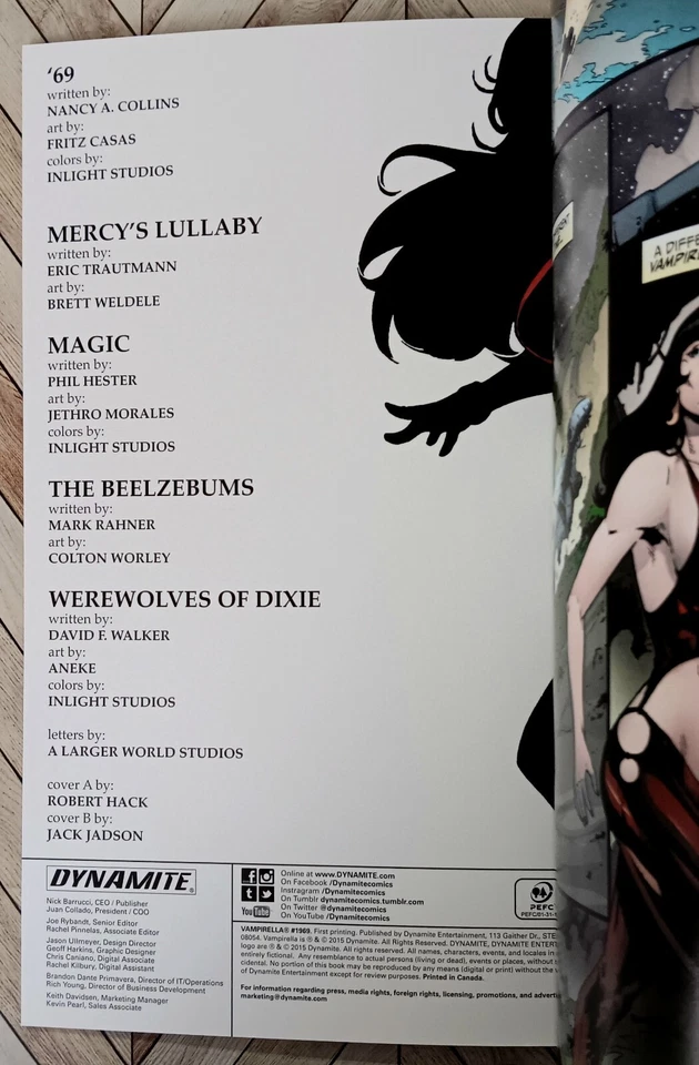 Vampirella 69': The Illustrated Tales - Casi nuevo - Dinamita - Aniversario 🔥 Foto 4 de 4