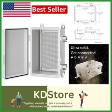 Heavy-Duty Grey Junction Box  – Secure Electrical Enclosure for Outdoor Use