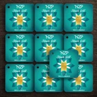 Lot of 10 GOLD BARS 0.01 Grams Each 999.9 Fine Gold NZP Gold Bar 0.01g Blister