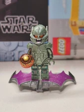 MARVEL Green Goblin custom Lego minifigure with Pumpkin Bomb and Goblin Glider