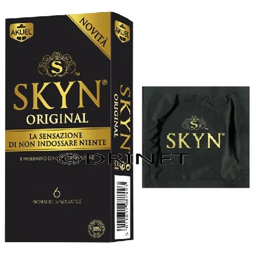 Preservativi AKUEL SKYN ORIGINAL anallergici 12 24 36 50 75 100 pezzi