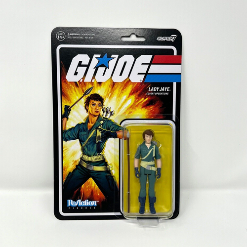 Figurine G.I.Joe ReAction Super7 - Lady Jaye, Neuve, Sous Blister, Collection