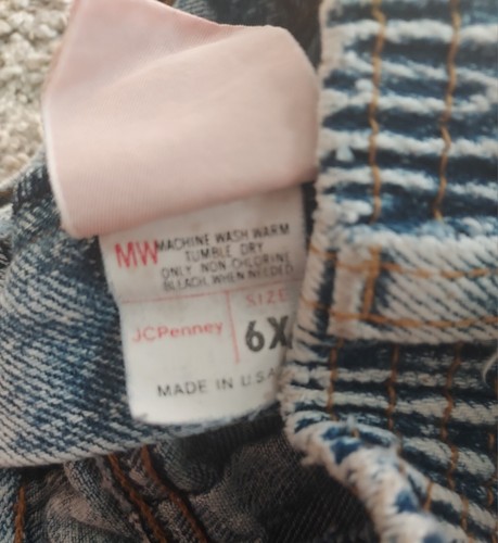 Vintage 6X Acid Wash Jeans Carbon Copies JC Penney USA Made High Waist - Picture 5 of 8