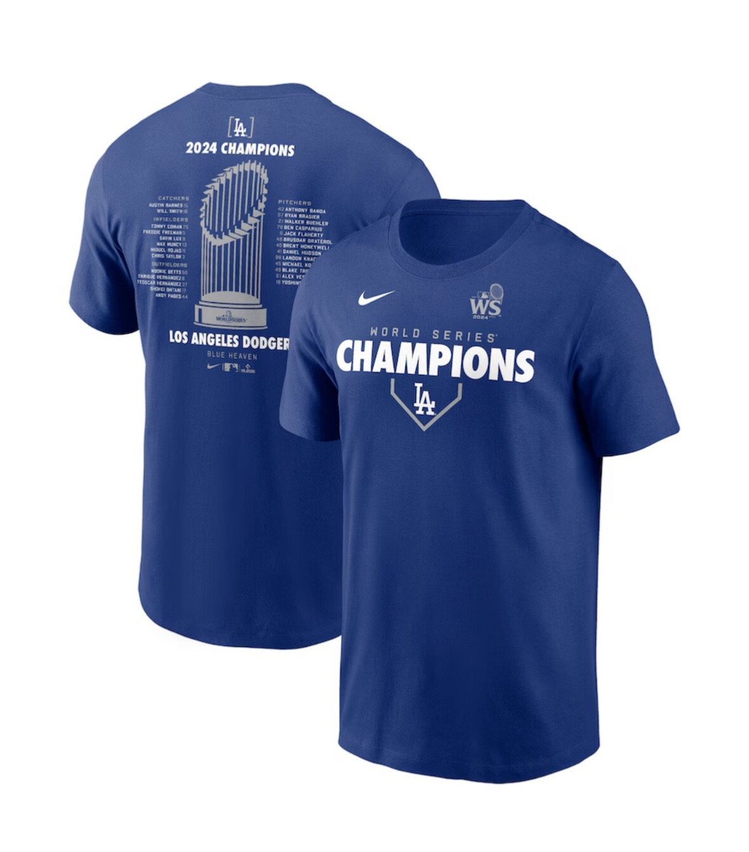 Los Angeles Dodgers Nike Royal 2024 World Series Champions Roster