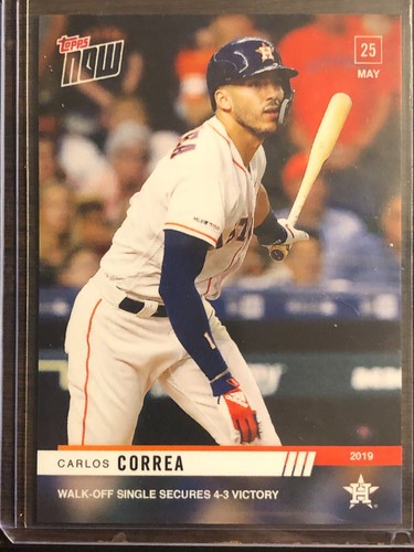 2019 Topps Now 281 Carlos Correa