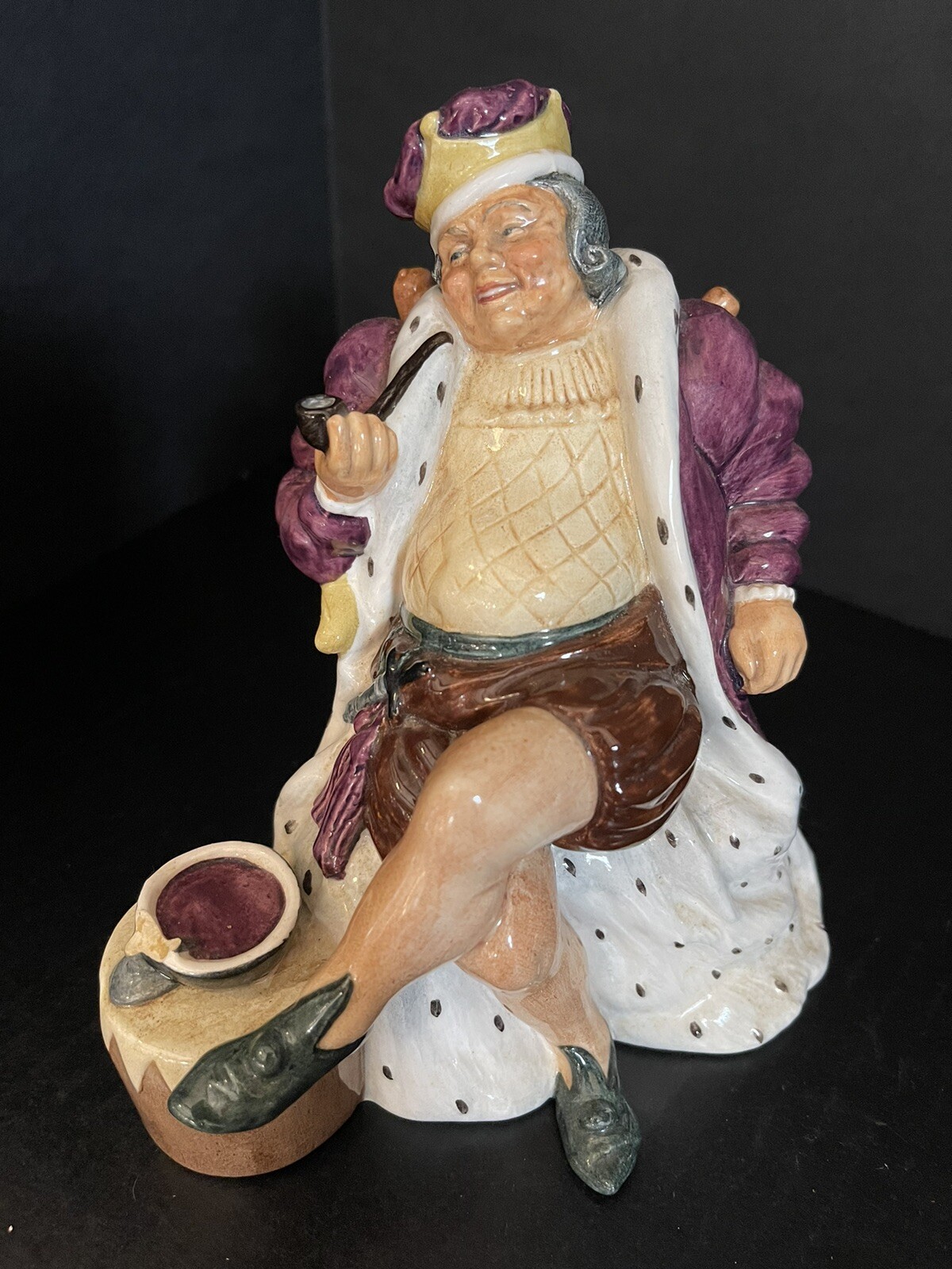 Vintage 1962 Royal Doulton Old King Cole Figurine Made In England eBay