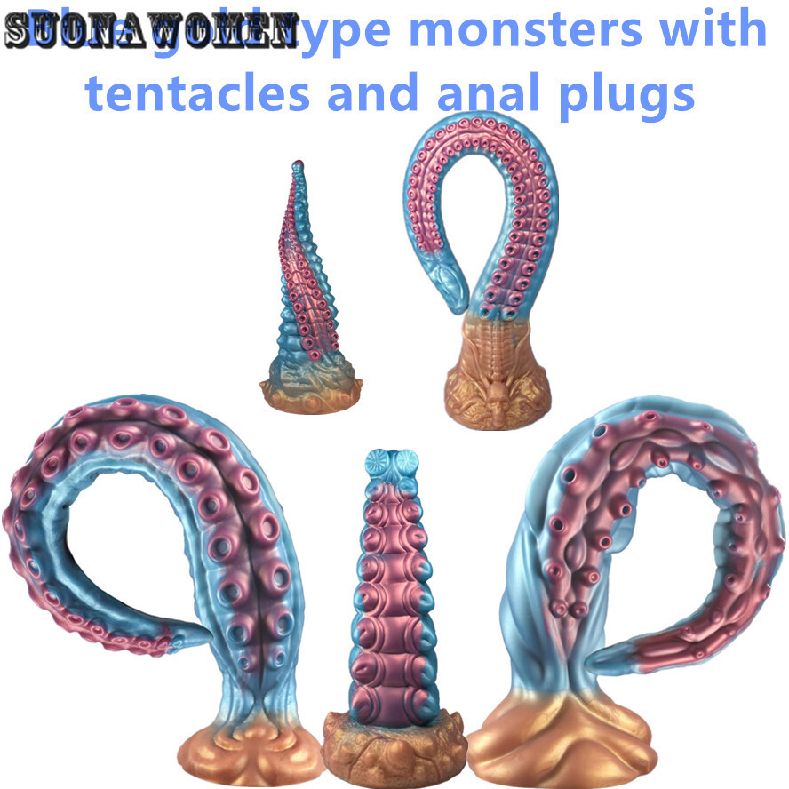 50cm Tentacle Dildo Realistic Anal Plug with Suction Cup Monster Dildos Sex  Toys | eBay