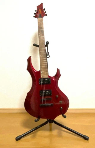 GrassRoots G-FR-56G Forest type 3.2kg Red Electric Guitar Used From Japan