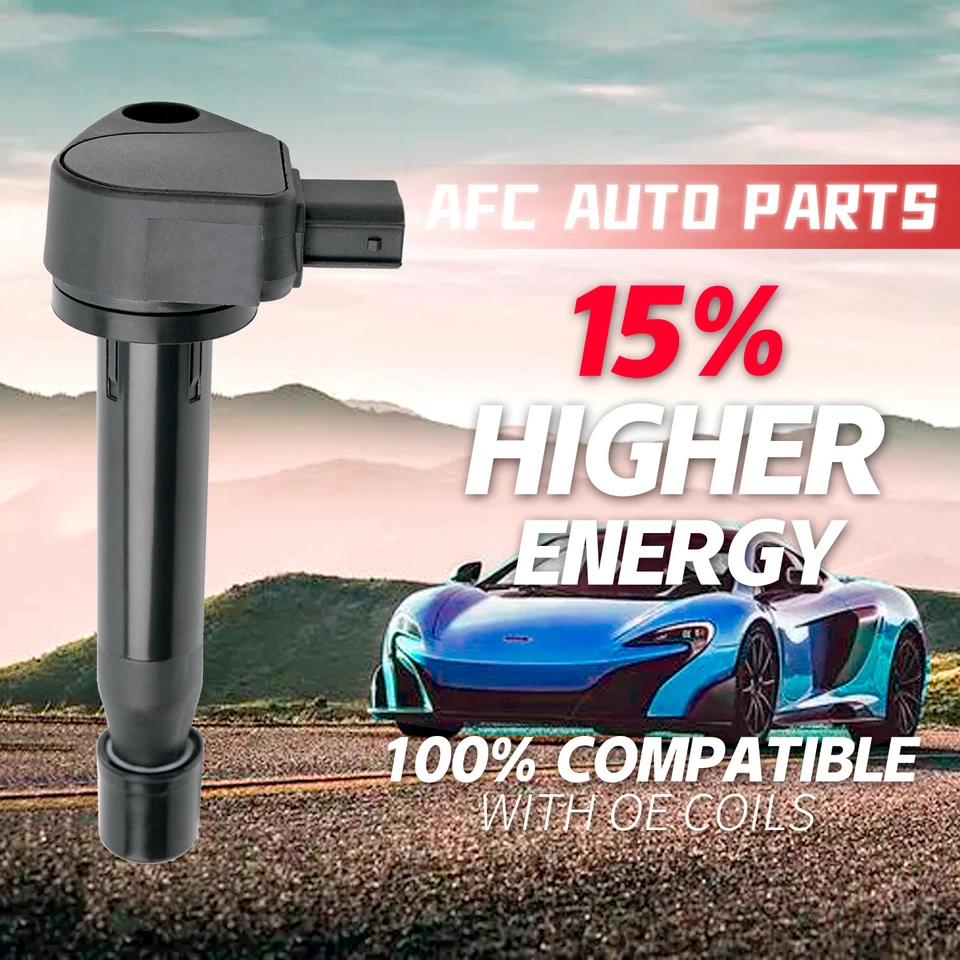 6 lgnition coil PACK+spark plug For Honda Accord 3.0L 2000-2007 Acura TL CL RL - Image 4 of 4